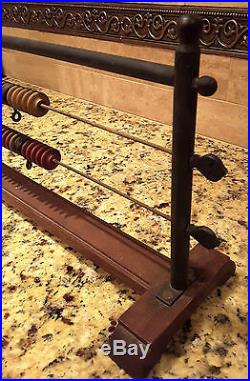 1884 Brunswick-Balke-Collender Co Pool Table Abacus Style Score Keeper! Rare