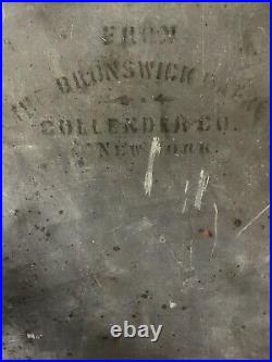 1898 Brunswick 9' Narragansett Antique Pool Table