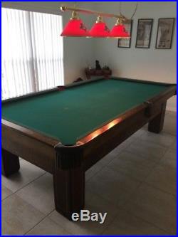1900s Antique Brunswick Pool table Madisson With Ball Return