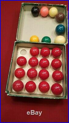 1906 Wellington Balke Brunswick Collender Pool Table with cue rack, balls OBO