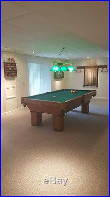 1912 Antique Brunswick Balke restored pool table No Reserve