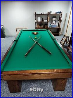 1920's Brunswick Pool and Billiard Table
