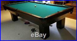 1920s 9 ft Antique brunswick balke collender pool table monarch cusions billiard
