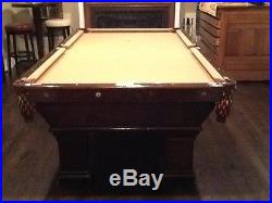 1920s Vintage Pool Table and Accessories