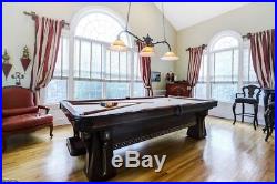 1924 Brunswick Arcade Pool Table 9' x 4.5' Excellent Condition