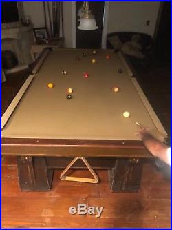 1924 brunswick arcadian pool table