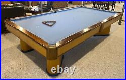 1930's Brunswick Commander Snooker Table, 5 x 10 ft, Great condition