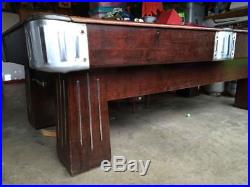 1930's Pool Table 1 Slate with all accessories family heirloom retro vintage