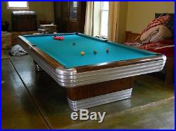 1945 era, Antique Brunswick Pool Table