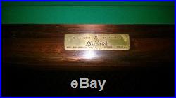 1946 Brunswick Balke Collender Centennial Pool Table 8' (46 x 92) NICE