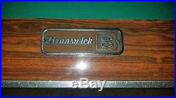 1962 Brunswick Goldcrown Pool Table Billiard Table Restored 9 ft