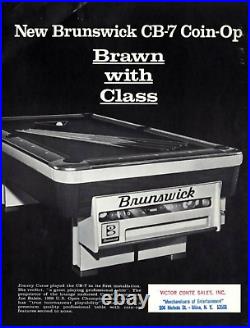 1970s GOLD CROWN NOS BRUNSWICK VINTAGE Pool Balls Coin-Op 2.25 2 1/4 3/8 Aramith