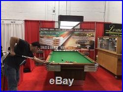 1 of a Kind Mark Gregory Brunswick Centennial Pool Table, 4.5' X 9