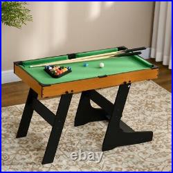 38 Foldable Billiards Tabletop Game, Pool Table Set, Fun for the Whole Family w