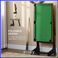 38 Foldable Billiards Tabletop Game, Pool Table Set, Fun for the Whole Family w