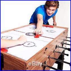 3 In 1 Combo Multi Game Table Foosball Soccer Convert Billiards Pool Air Hockey
