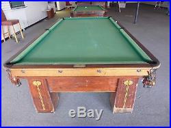 3 Vintage Brunswick Snooker Pool Tables
