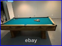3-piece slate pool table 7ft long. Read description