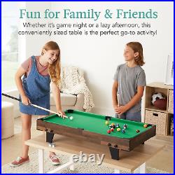40In Tabletop Billiard Table, Pool Arcade Game Table for Living Room, Play Room
