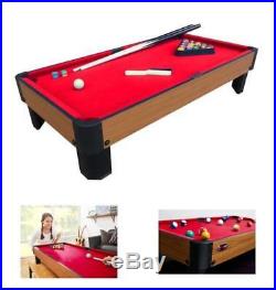 40 Mini Pool Table For Kids Portable Tabletop Billiard Game Play Set Balls Cues