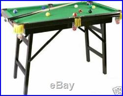 44 Minature Foldable Folding Leg Billiard Pool Table