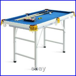 47 Folding Billiard Table Pool Game Indoor Kids With Cues Brush Chalk Game Room