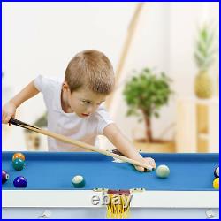 47 Folding Billiard Table Pool Game Indoor Kids With Cues Brush Chalk Game Room