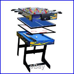 48 Multi-function 4 in 1 Table Tennis Table Soccer Foosball Table Free Shipping