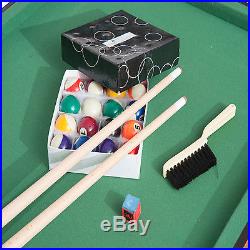 4.5ft Mini Pool Table Portable Tabletop Billiards Board Games Set Play withBalls