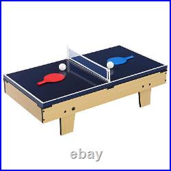 4 In 1 Multi Game Hockey Table Tennis Foosball Table Kids Billiard Gift Home US