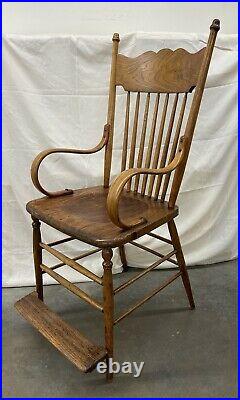 4 Vintage Antique Oak Heywood Wakefield American Brentwood Billiard Chairs SoCal
