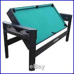 4 in 1 Air Hockey Ping Pong Archery Pool Table Archery Billiards Swivel Game New