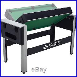 54 4-in-1 Flip Game Table Air Hockey Pong Tennis Pool Table Family Fun Gameroom