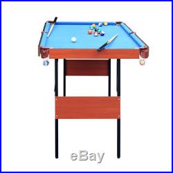 55 Mini Pool Table Game Accessories Cues Balls Brush Billiards Table Top Kids