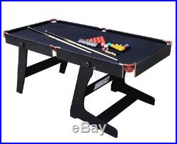 5.8 ft Snooker Billiards Table with Snooker and Pool Ball Sets