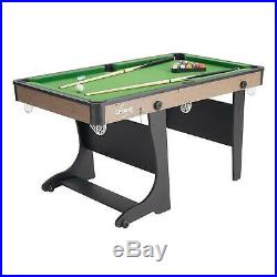 5 Folding Billiard Pool Table Cues Balls Home Game Room Playing Kids Play Games