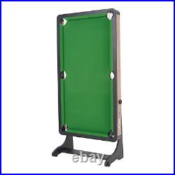 60 Folding Pool Table With Accessories WithLocking Pin Green Cloth Teens & Adult