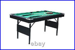 65.75 Portable Pool Table Indoor Game Table With 1 Set Of 1-7/8 Billiard Ball