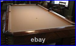 $6,000 1930s Brunswick Balke Collender Monarch 9 Pool Table