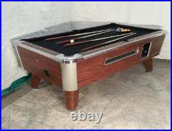 6 1/2' Valley Commercial Coin-op Pool Table Model Zd-4 New Black Cloth