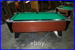 6 1/2 ft Arcade Pool Table Ready to Go Comes With Balls And Sticks