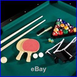 6 Ft. Arcade Billiard Table Ping Pong Tennis Top Accessory Kit Arcade Game Set