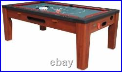 6 in 1 COMBO GAME TABLE POOLAIR HOCKEYPING PONGROULETTEPOKERDINING CHERRY