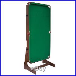6ft Pub Style Folding Snooker and English Pool Table Deluxe Billiard Game New
