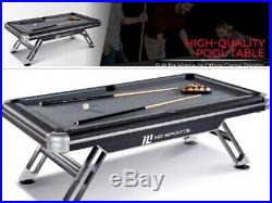 7.5' Titan Heavy Duty Pro Pool Table Snooker Modern Billiard With Accessory Kit