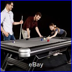 7.5' Titan Heavy Duty Pro Pool Table Snooker Modern Billiard With Accessory Kit