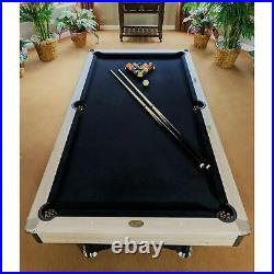 7' Drop Pocket Pool Table with Leveling Legs Full Set of Accessories Included