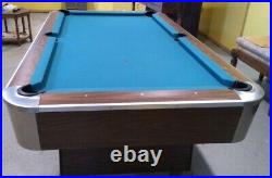 7 Foot Slate Pool Table Ball Return Good Condition Accessories Included