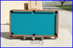 7' Global Coin Operated Pool Table Nice