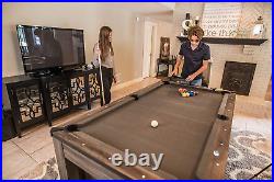 7' Hampton 3-In-1 Combination Table Includes Billiards, Table Tennis, and Dining